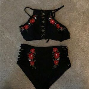 Hollister high waisted swim suit bikini
